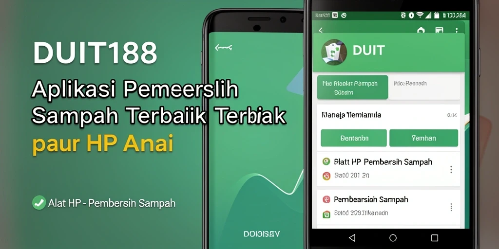 Antarmuka DUIT188 yang menarik dan fungsional untuk Pembersih Sampah.