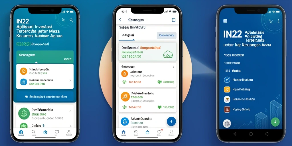 Screenshot antarmuka IN22 dengan fitur analisis investasi yang menarik.