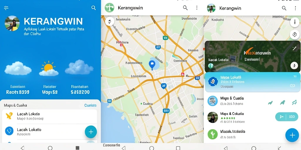 Tampilan antarmuka pengguna KERANGWIN yang intuitif dan informatif.