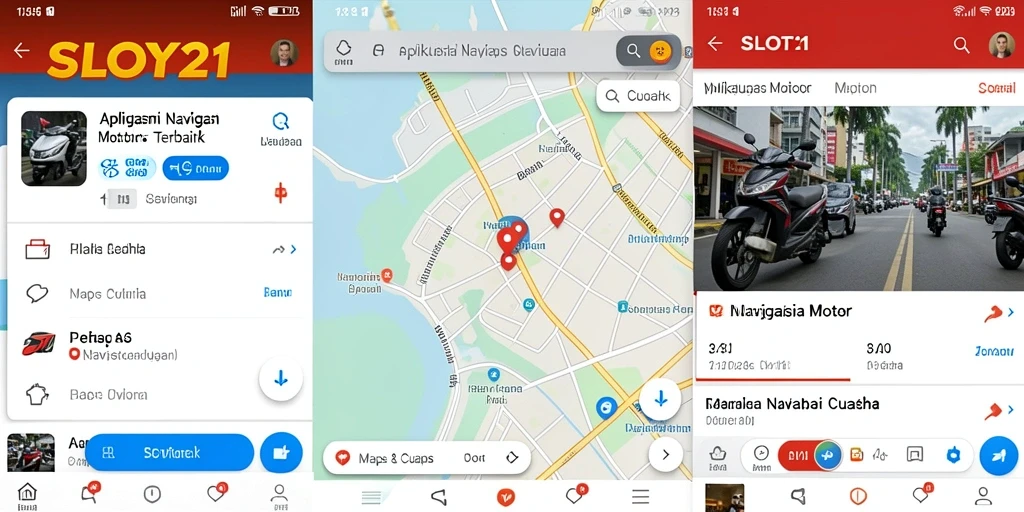 Antarmuka SLOT21 yang jelas dan fungsional untuk Navigasi Motor.