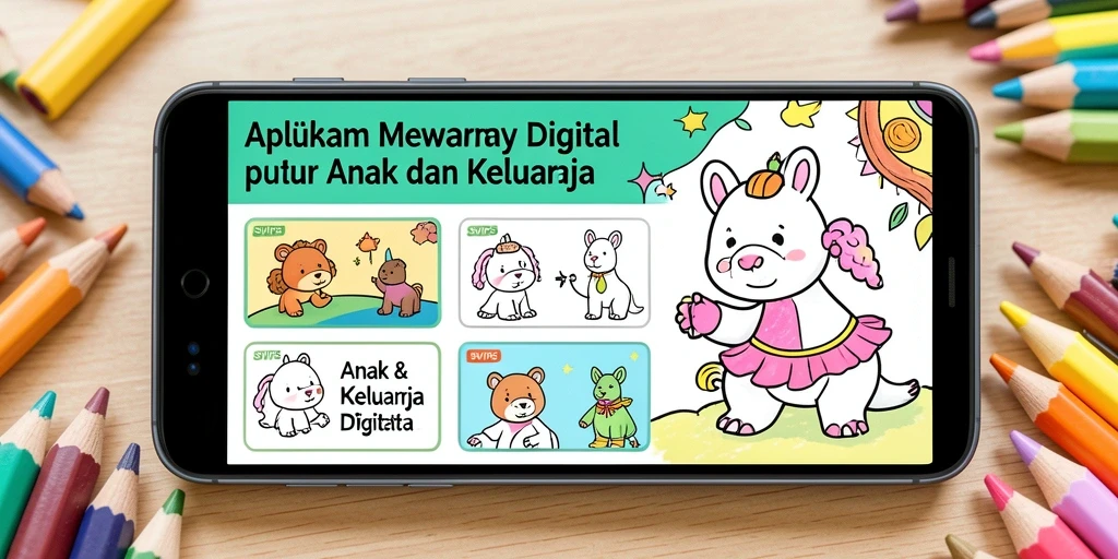 Antarmuka SVIP5 yang interaktif dan menyenangkan untuk mewarnai.