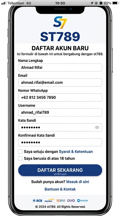Buat Akun Baru st789 dengan Mudah dan Cepat
